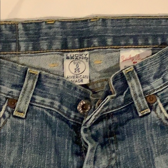 Lucky Brand jeans size 0/25 - Picture 2 of 4